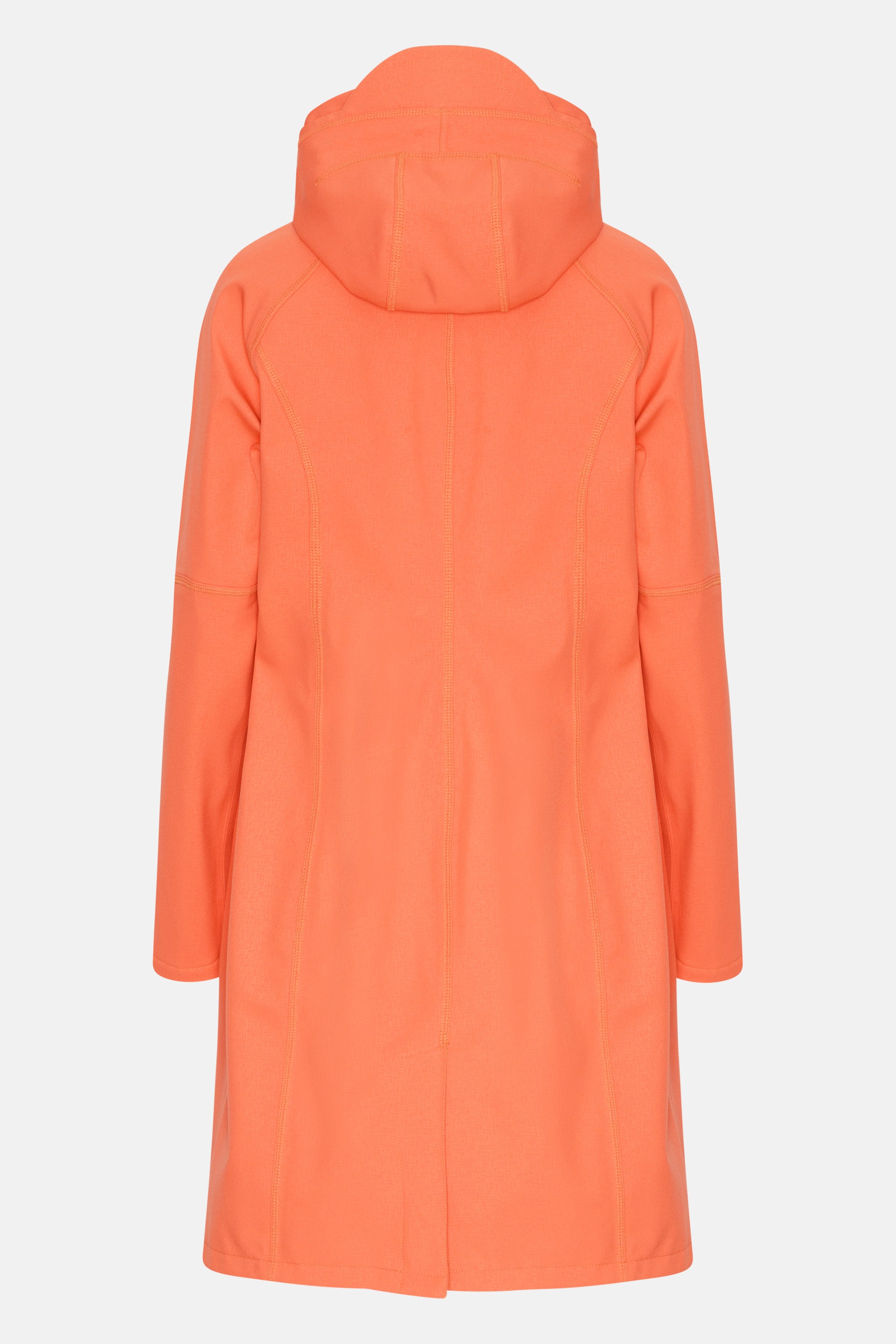 Ilse Jacobsen Hornbæk Rain Langer Regenmantel Raincoat 349 Hot Orange
